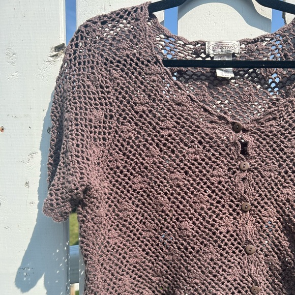 Y2K Northern Reflections Crochet Top - Picture 2 of 8